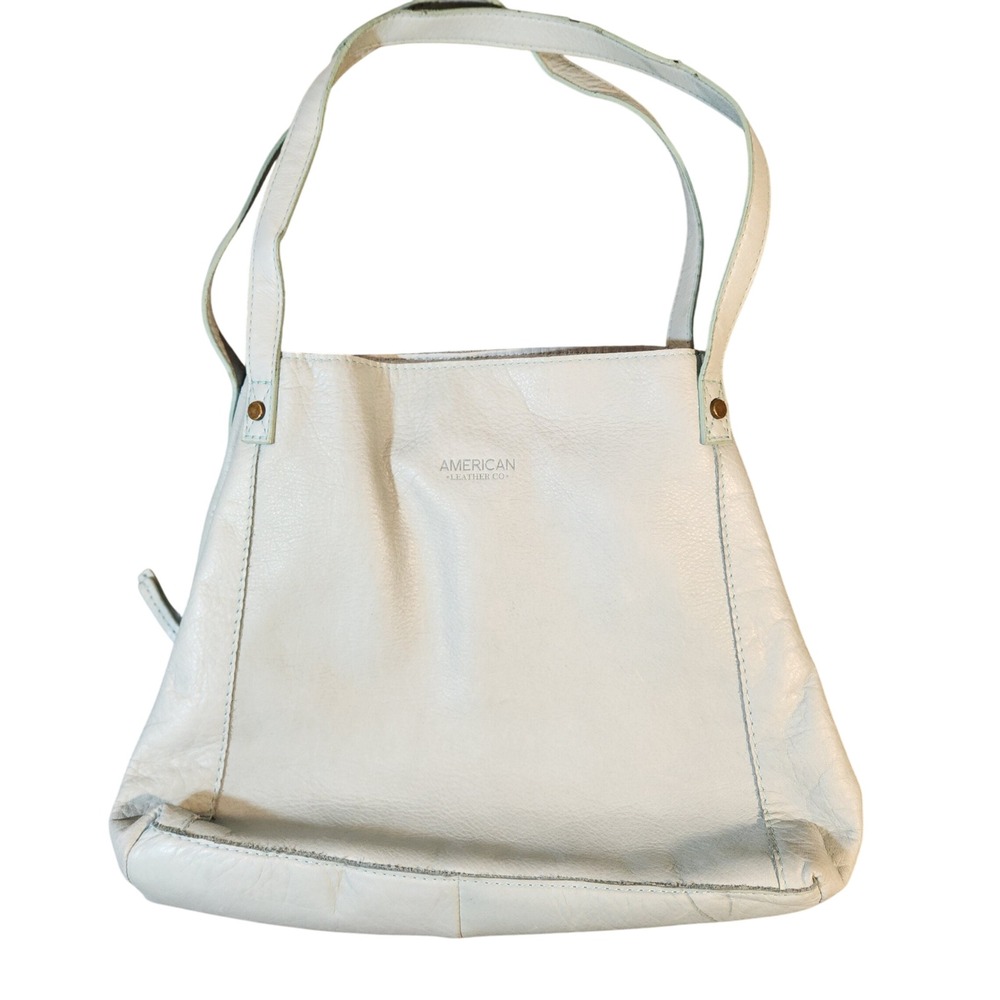 American Leather Co. Shoulder Bag‎ Womens Leather Handbag Purse blue